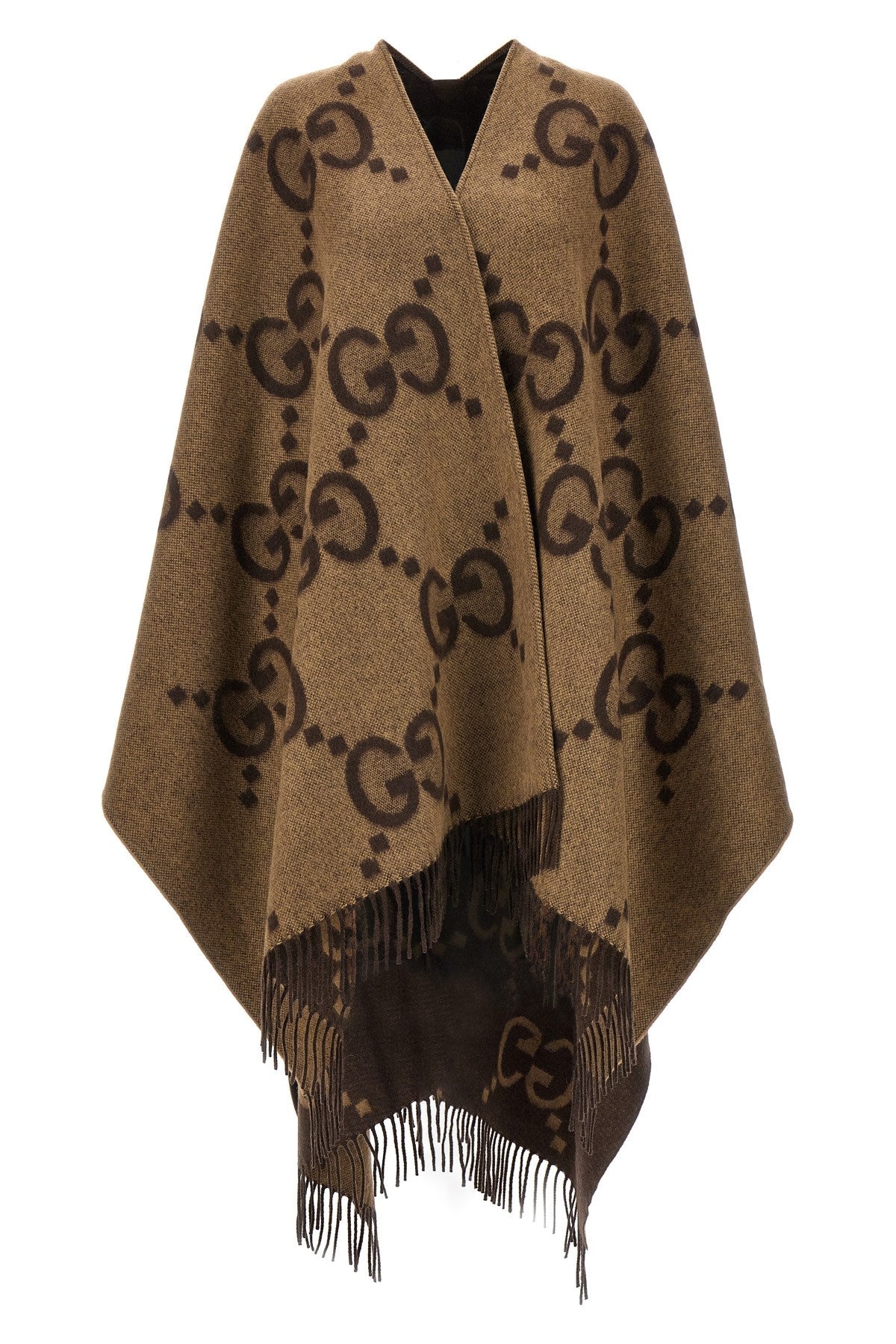 Gucci Women 'Jumbo Gg' Reversible Cape