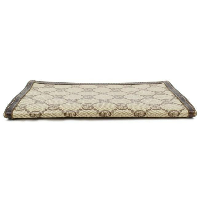 Gucci Brown Guccissima Print Unisex Bi Fold Style Wallet