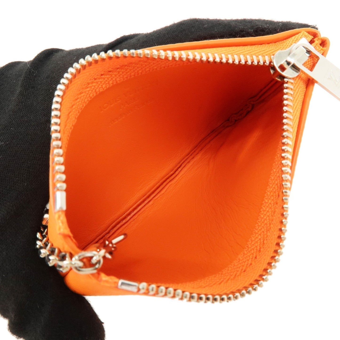 Louis Vuitton Aerogram Pochette Cles Coin Case Orange