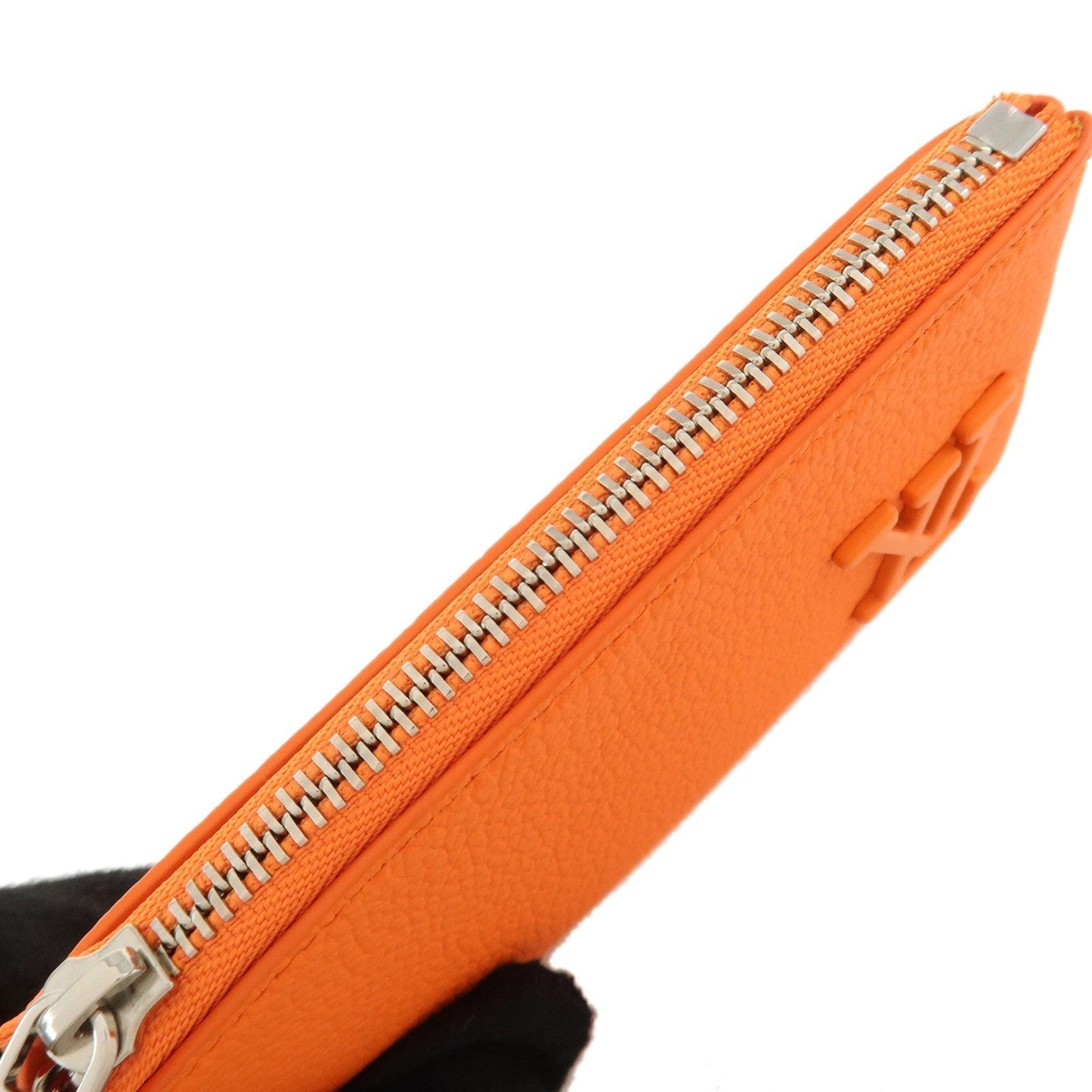 Louis Vuitton Aerogram Pochette Cles Coin Case Orange