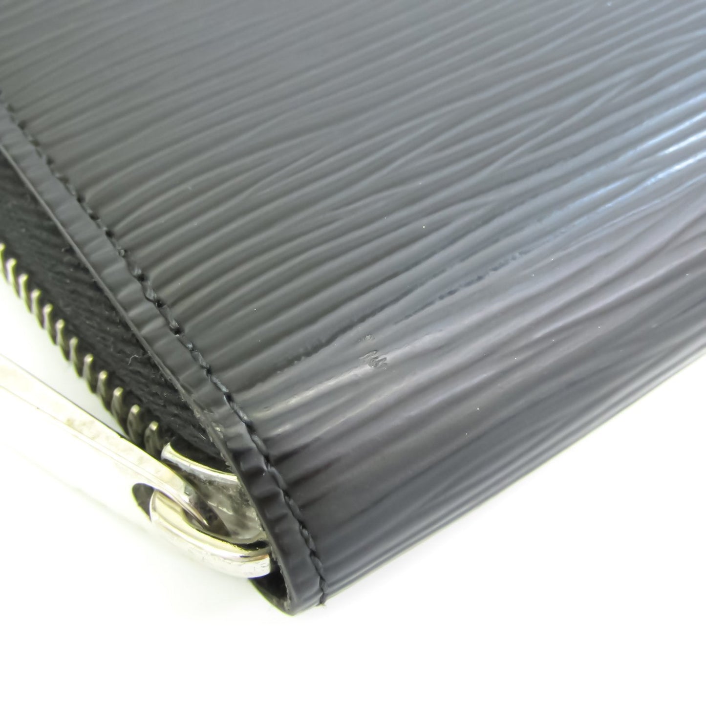 Louis Vuitton Black Leather Zippy organizer wallet accessories