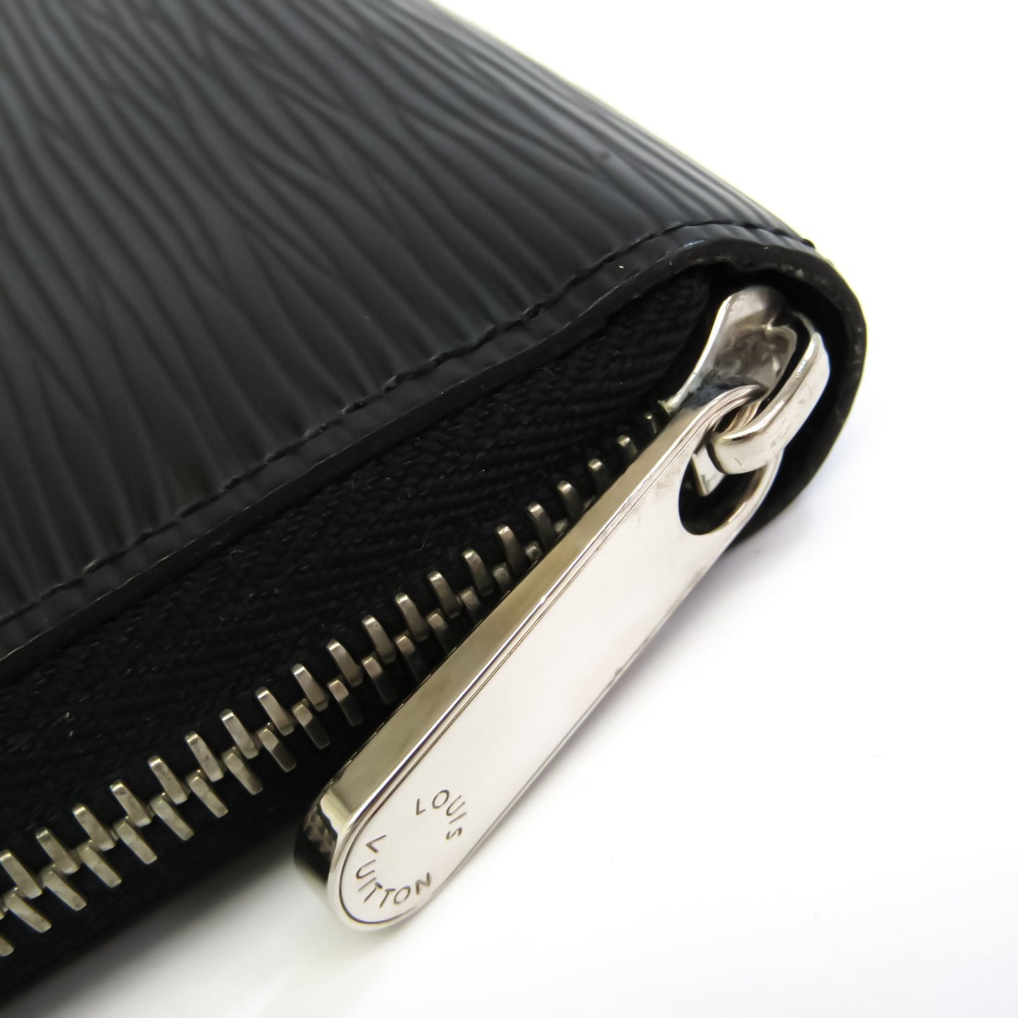 Louis Vuitton Black Leather Zippy organizer wallet accessories