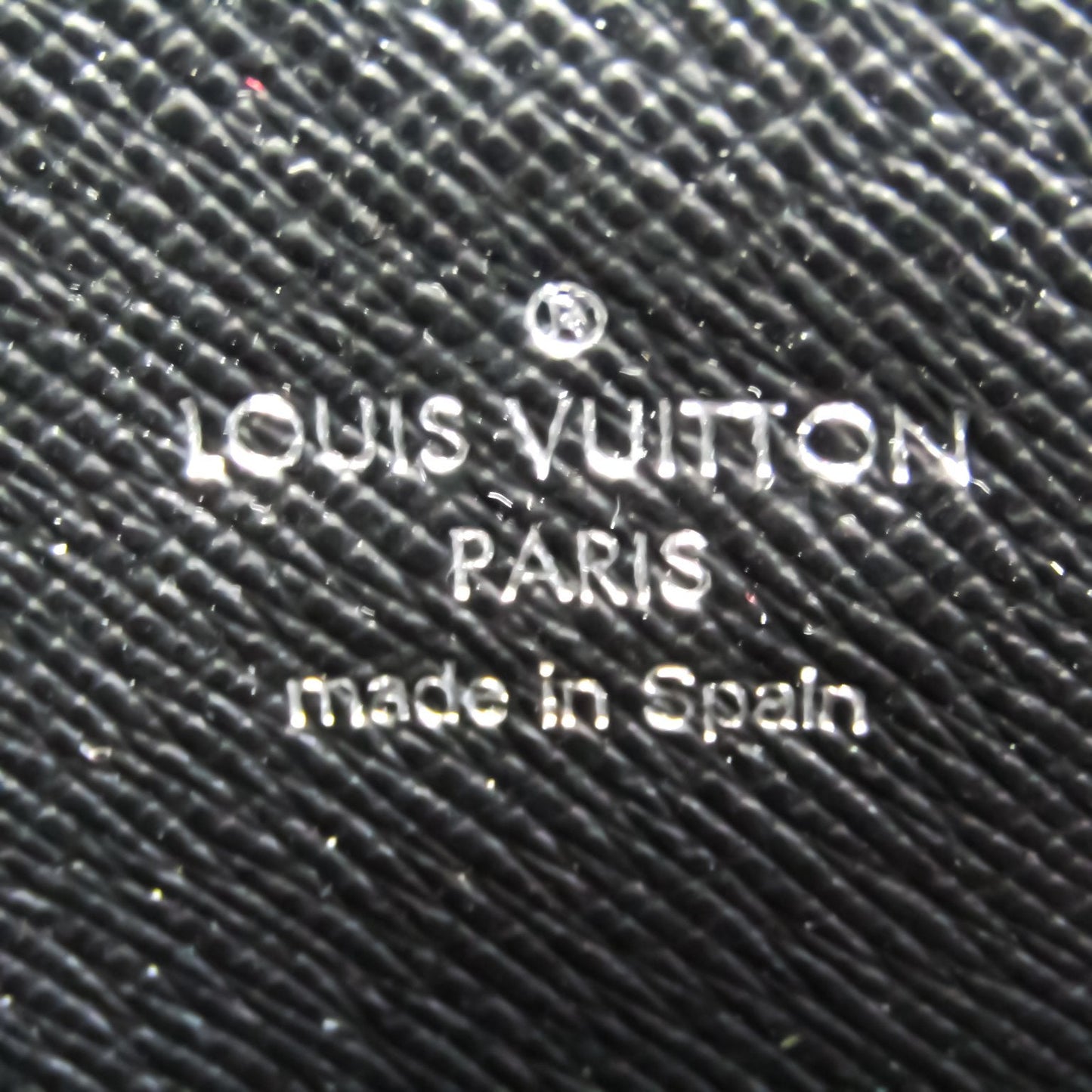 Louis Vuitton Black Leather Zippy organizer wallet accessories
