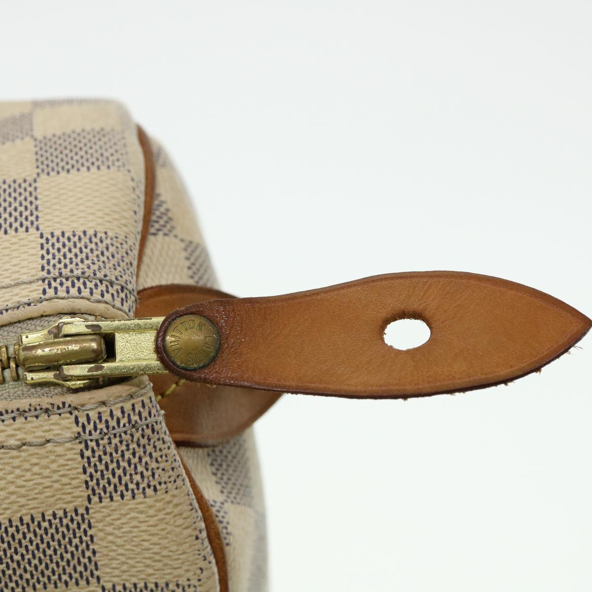 LOUIS VUITTON Damier Azur Speedy 30 Hand Bag N41533 LV Auth 38153