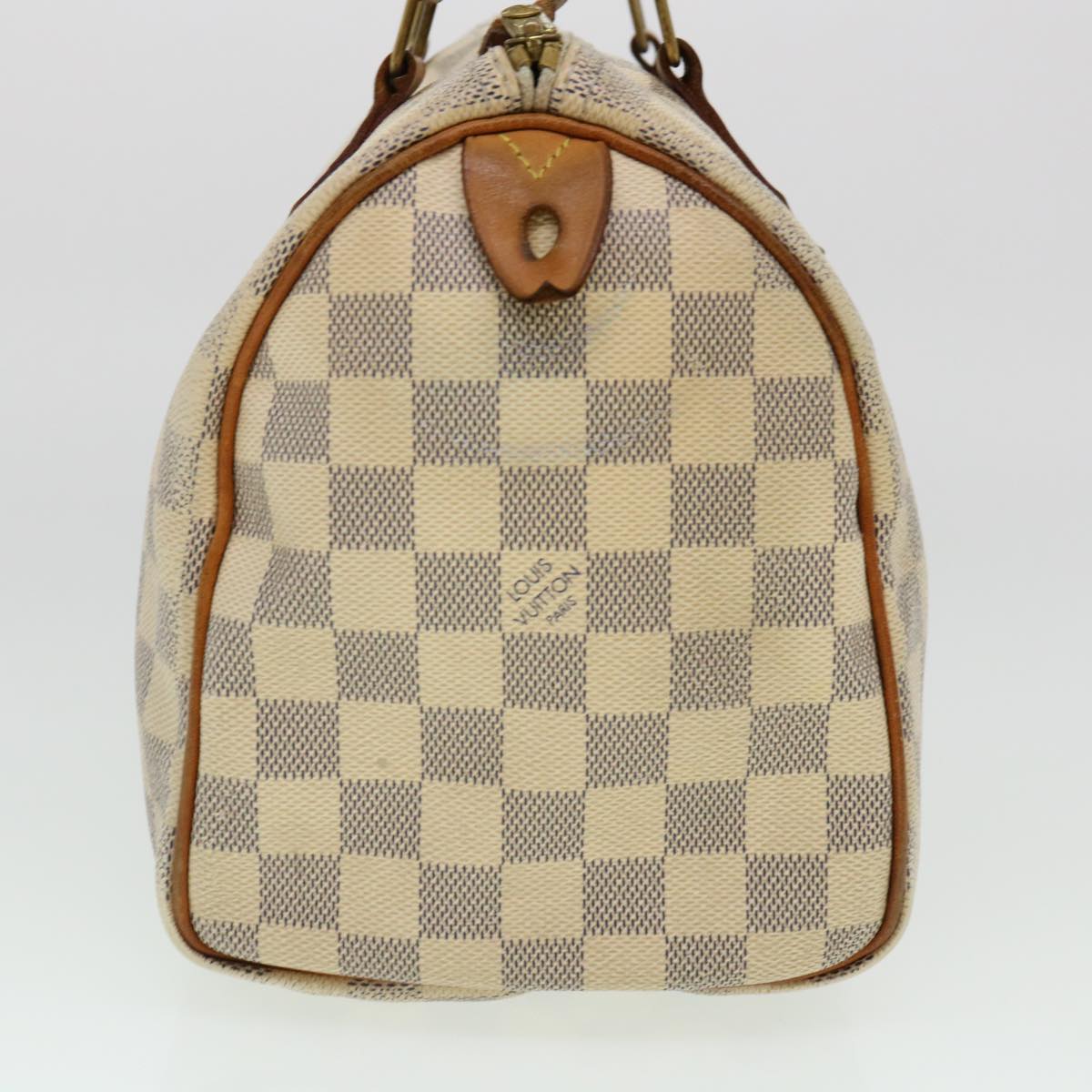 LOUIS VUITTON Damier Azur Speedy 30 Hand Bag N41533 LV Auth 38153