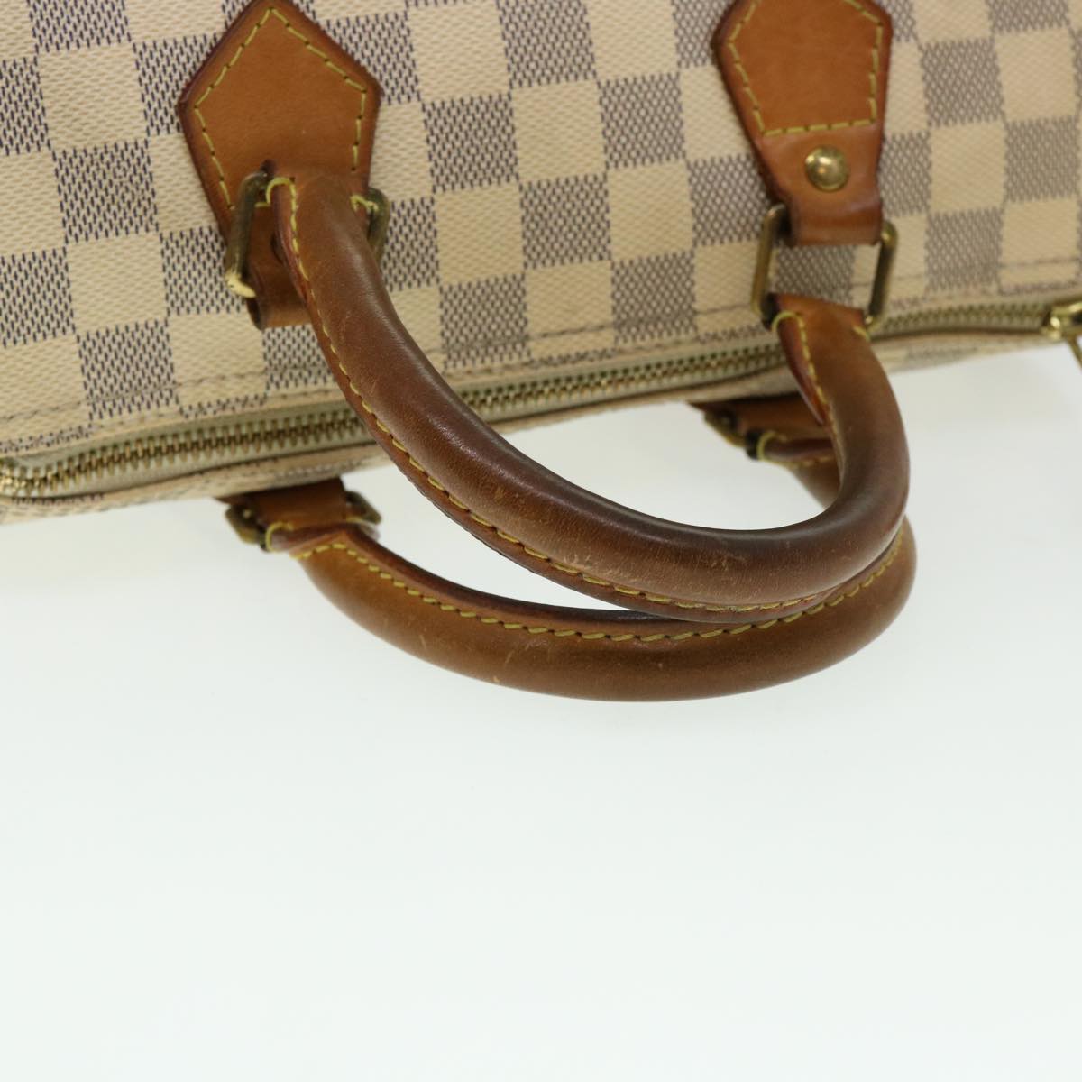 LOUIS VUITTON Damier Azur Speedy 30 Hand Bag N41533 LV Auth 38153