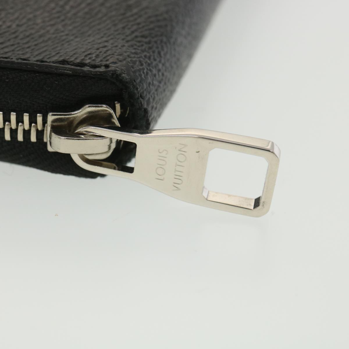 LOUIS VUITTON Damier Graphite Zippy Organizer Long Wallet N63077 LV Auth 38242