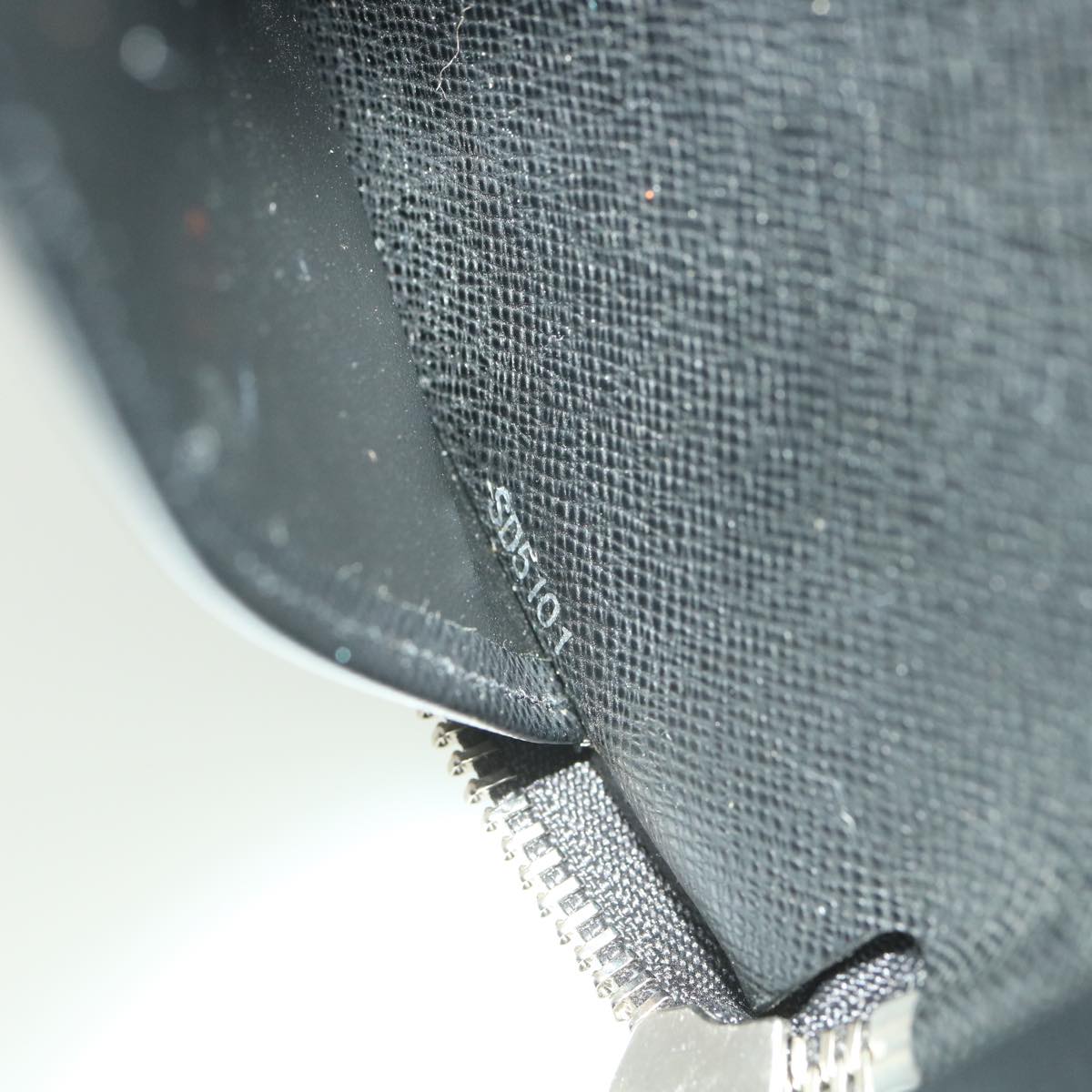 LOUIS VUITTON Damier Graphite Zippy Organizer Long Wallet N63077 LV Auth 38242