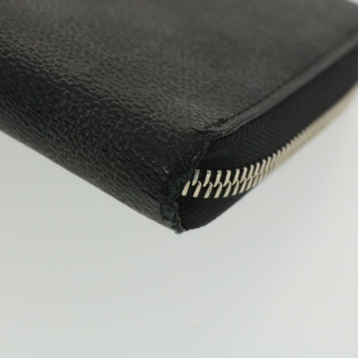 LOUIS VUITTON Damier Graphite Zippy Organizer Long Wallet N63077 LV Auth 38242