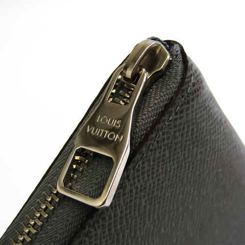 Louis Vuitton Black Leather Zippy Wallet Vertical wallet accessories