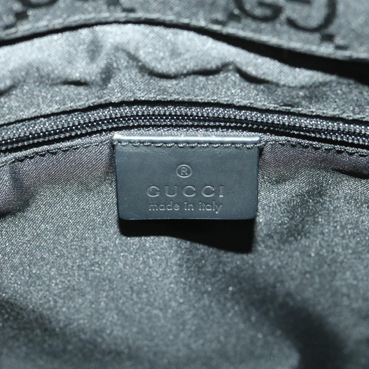 GUCCI GG Canvas Hand Bag Black  38354