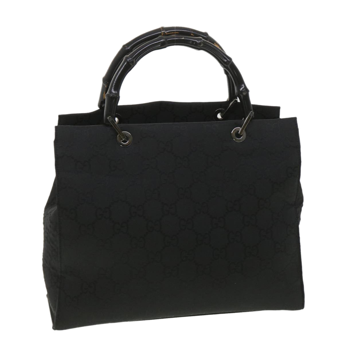 GUCCI GG Canvas Hand Bag Black  38354