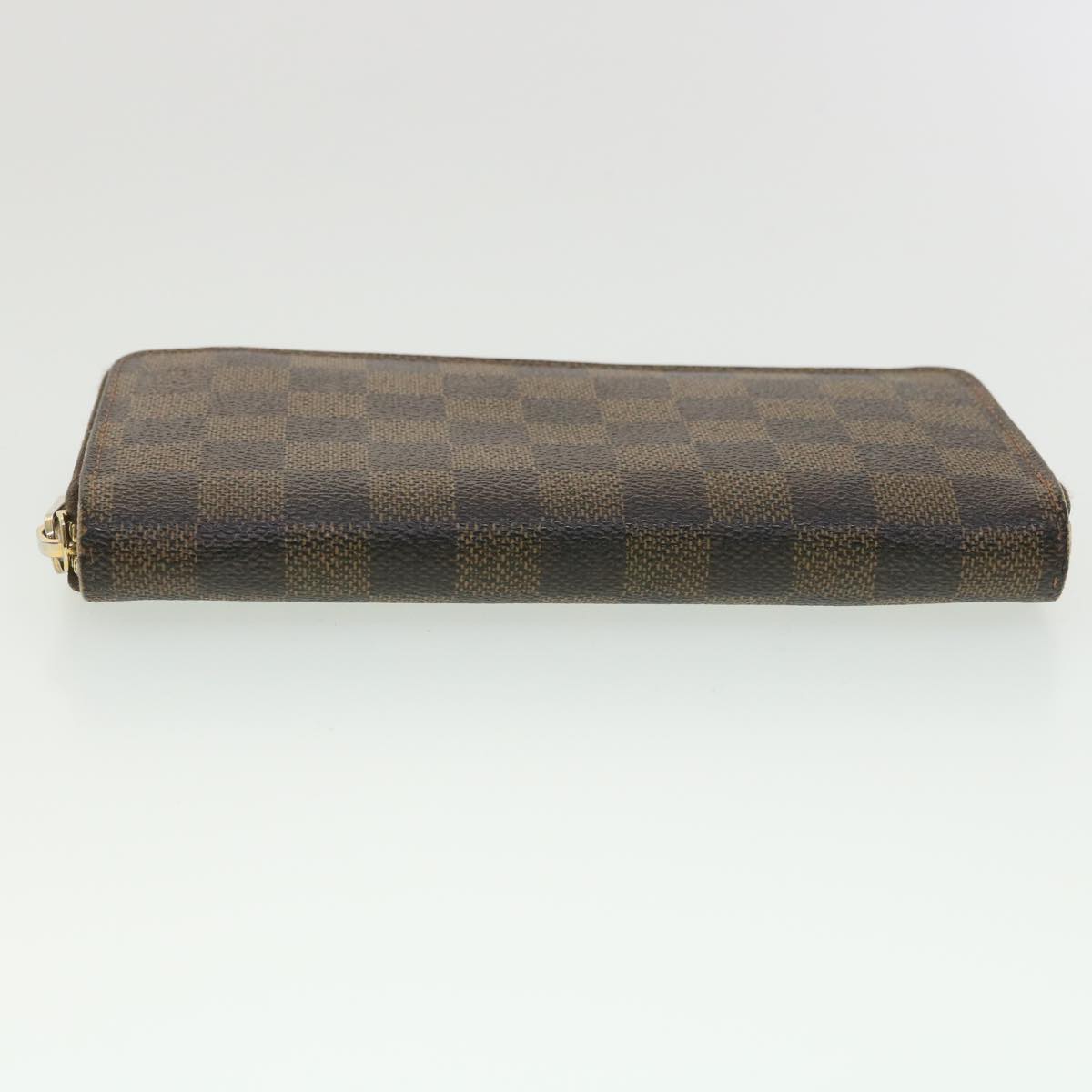 LOUIS VUITTON Damier Ebene Zippy Wallet Long Wallet N41661 LV Auth 38366