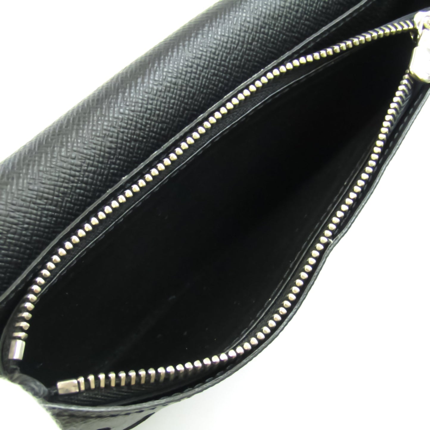 Louis Vuitton Black Leather Portefeuille Brazza wallet accessories