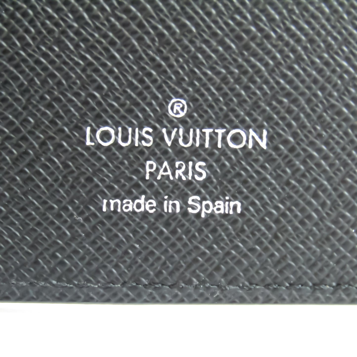 Louis Vuitton Black Leather Portefeuille Brazza wallet accessories