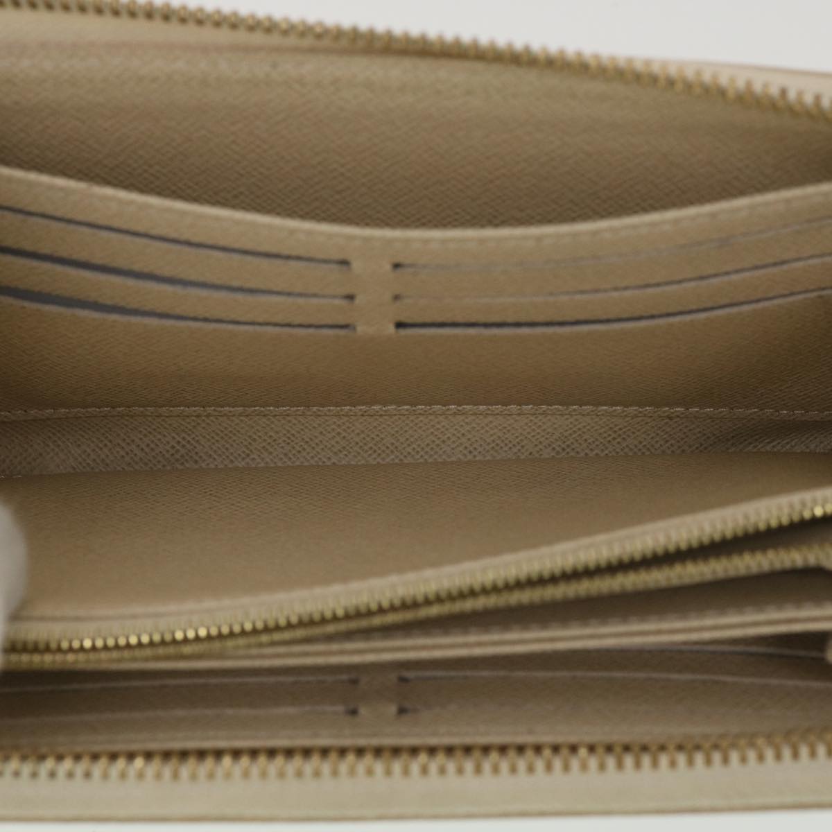 LOUIS VUITTON Damier Azur Zippy Wallet Long Wallet N60019 LV Auth 38554