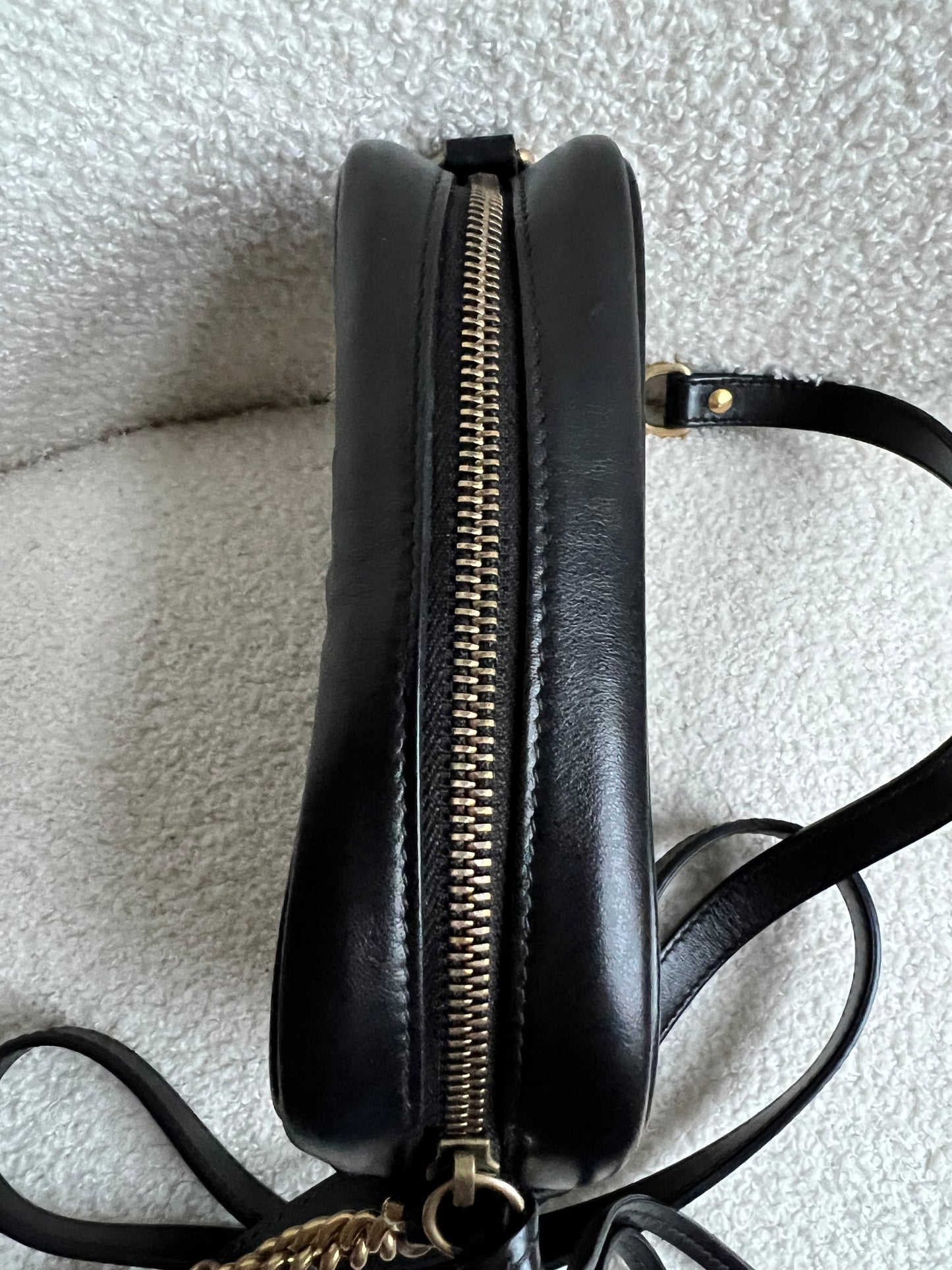 Gucci GG Black Marmont Mini Shoulder Bag (RRP £1,360)