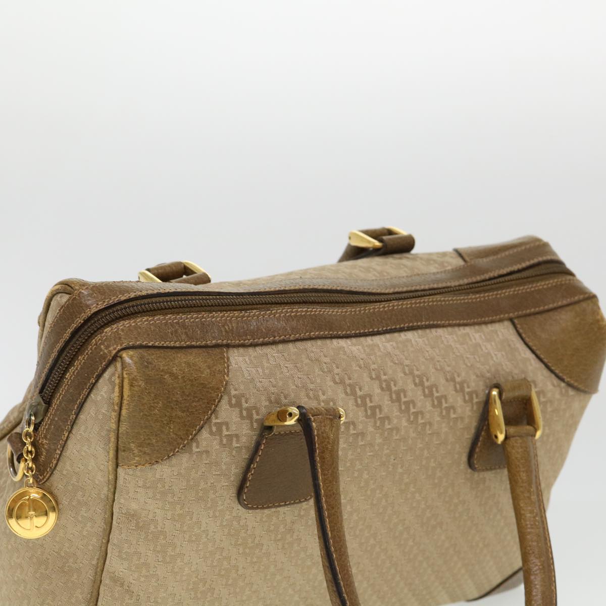 GUCCI Hand Bag Canvas 2way Beige  38861
