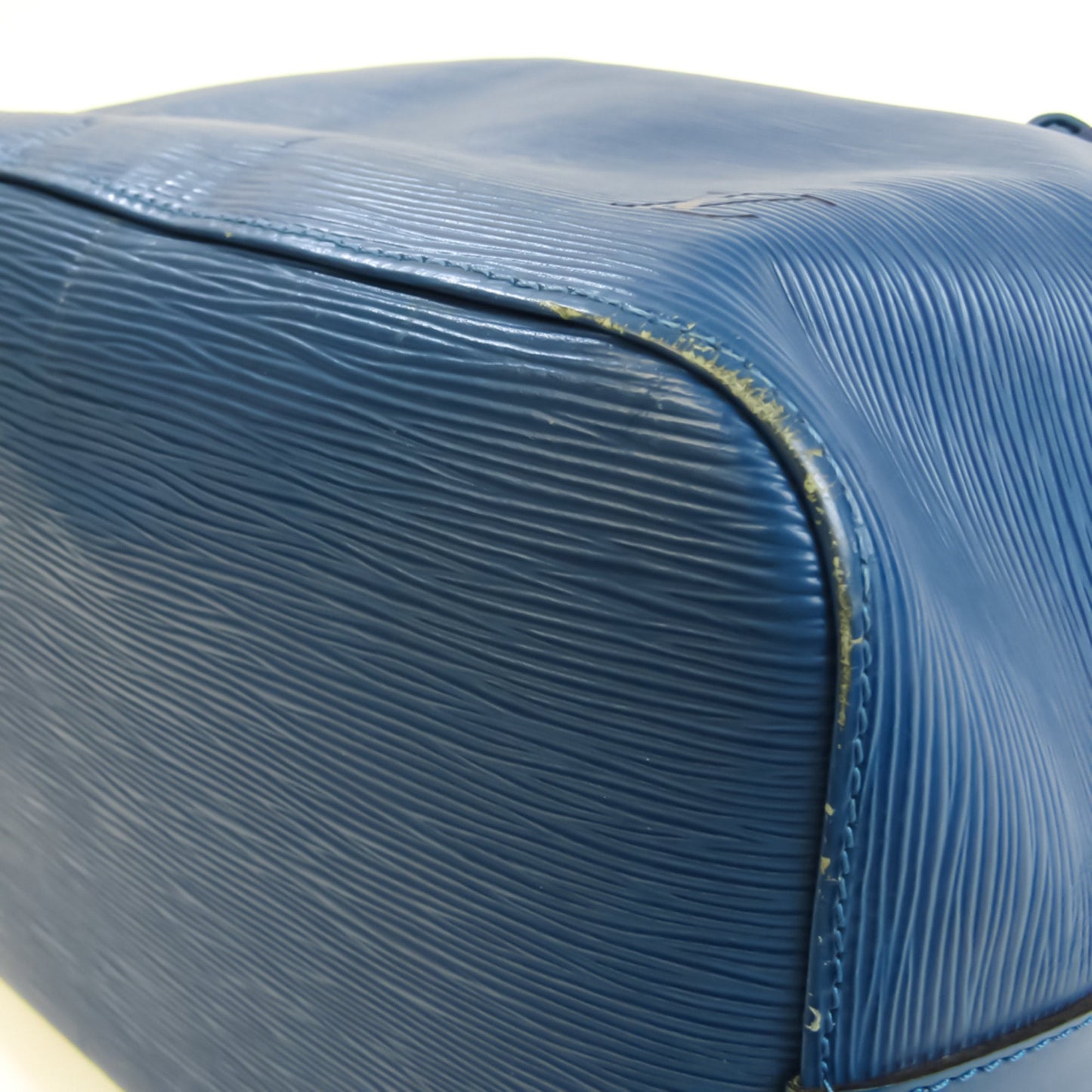 Louis Vuitton Blue Leather Petit Noe shoulder bag