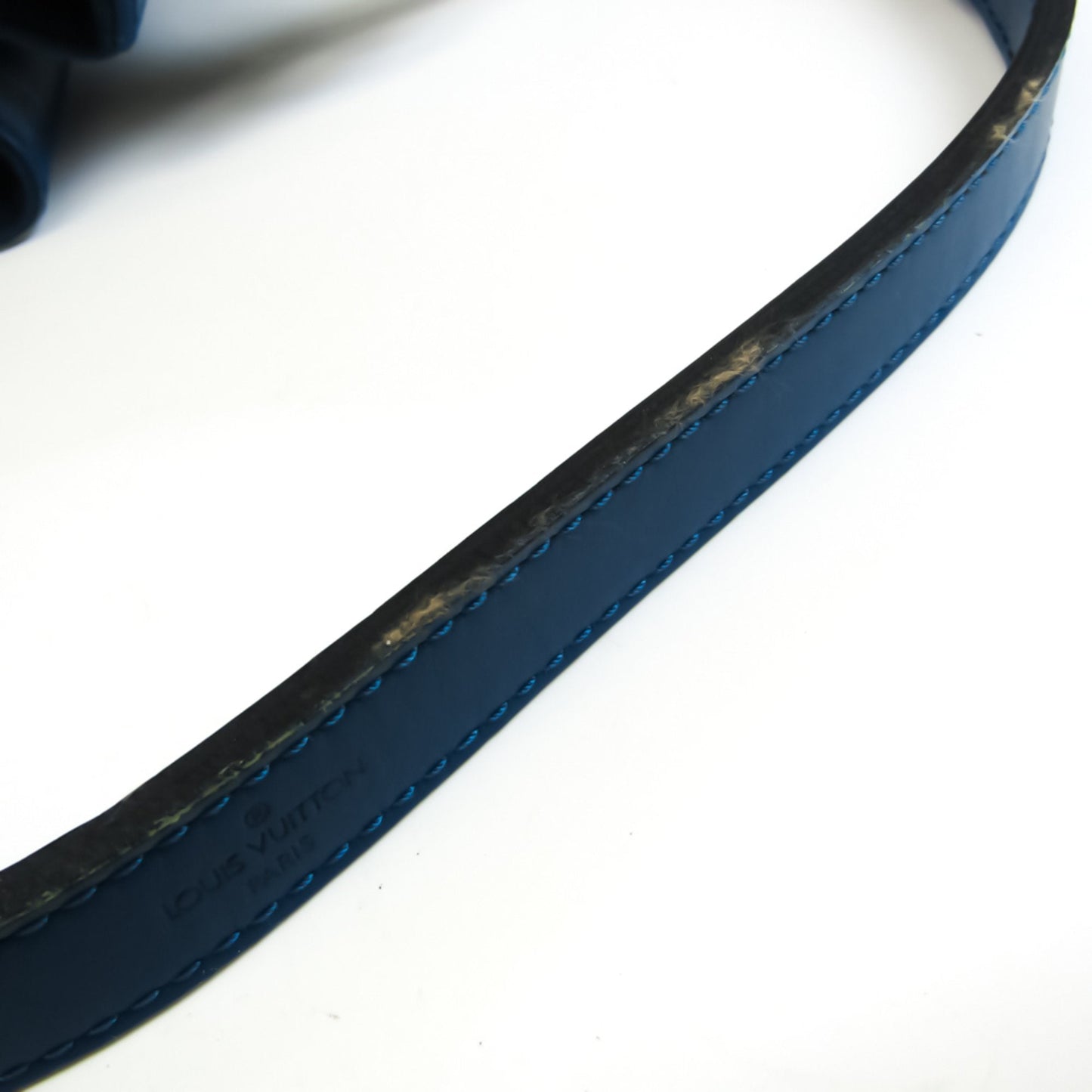 Louis Vuitton Blue Leather Petit Noe shoulder bag