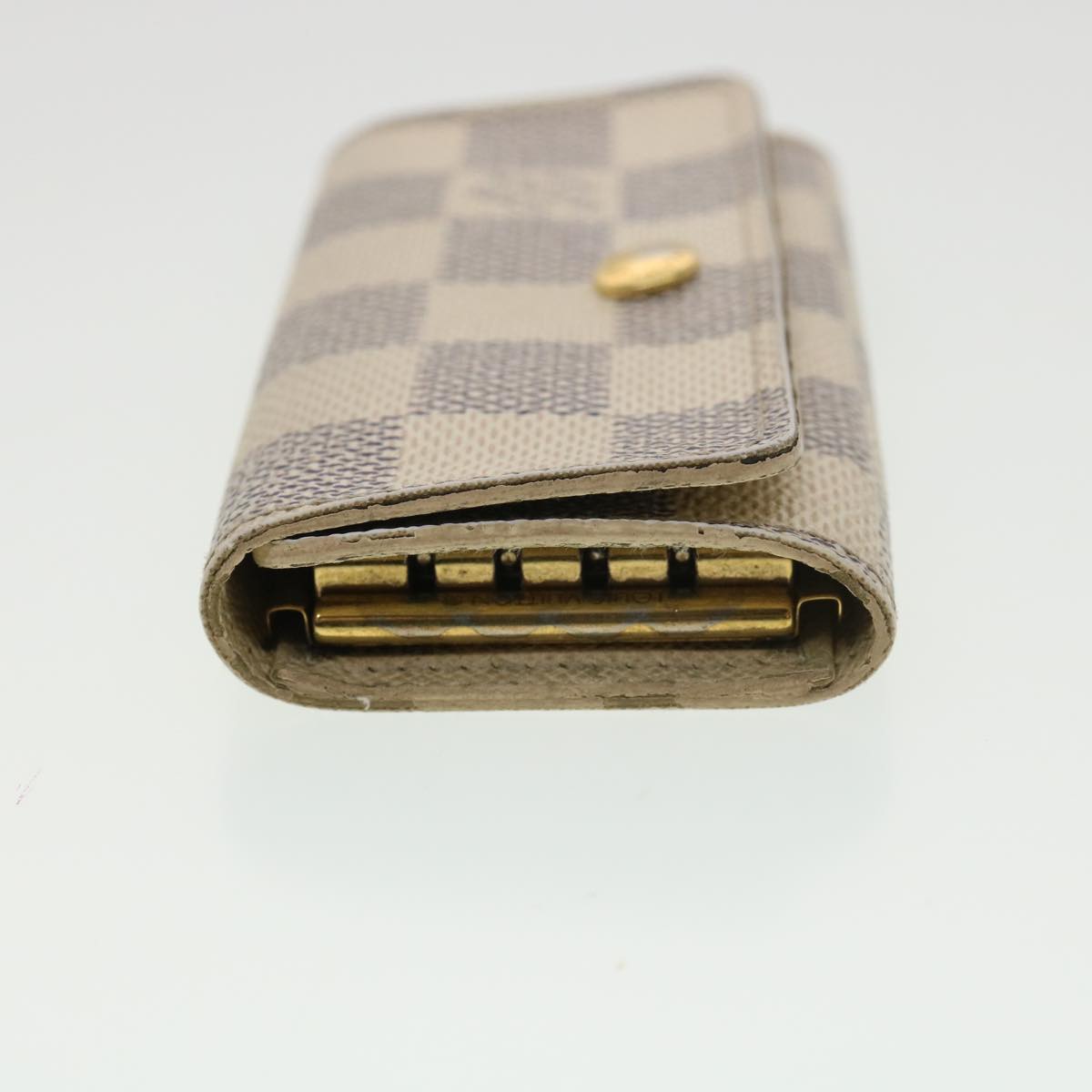 LOUIS VUITTON Damier Azur Multicles 4 Key Case N60020 LV Auth 39418