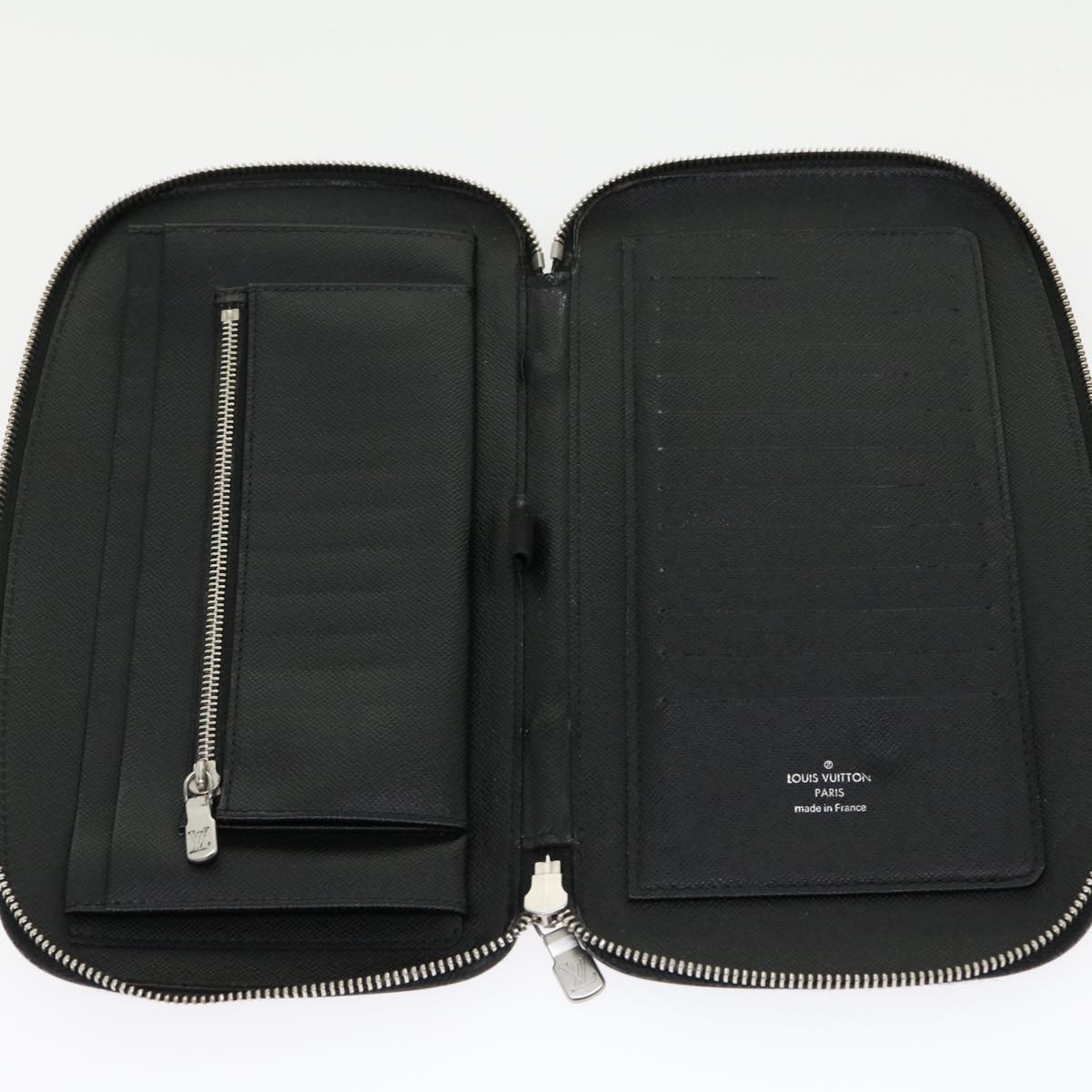 Louis Vuitton Black Leather Organizer wallet accessories