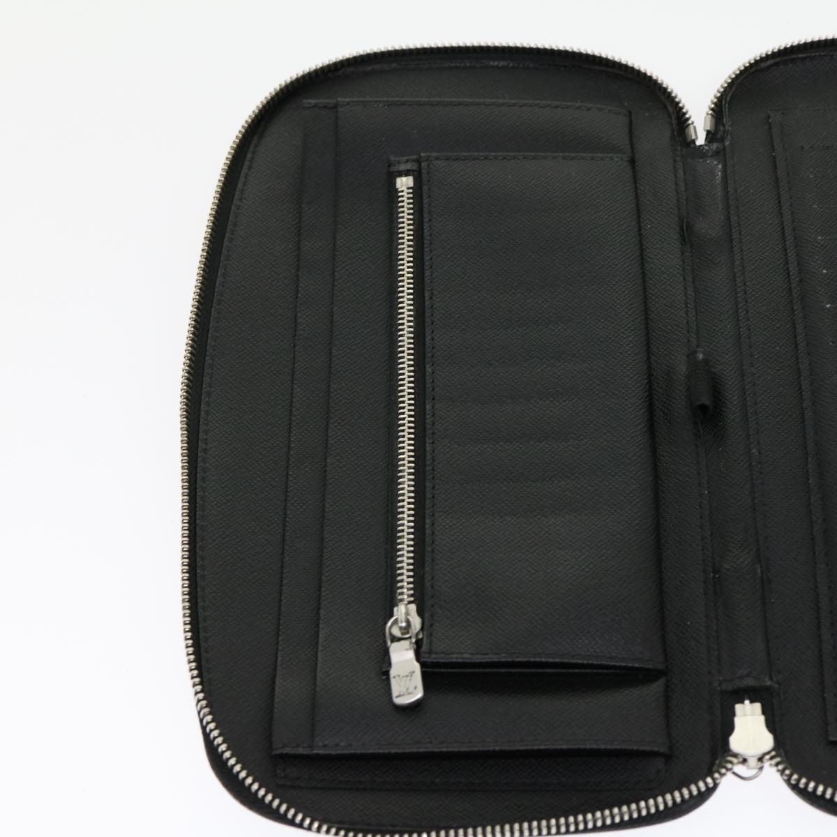 Louis Vuitton Black Leather Organizer wallet accessories
