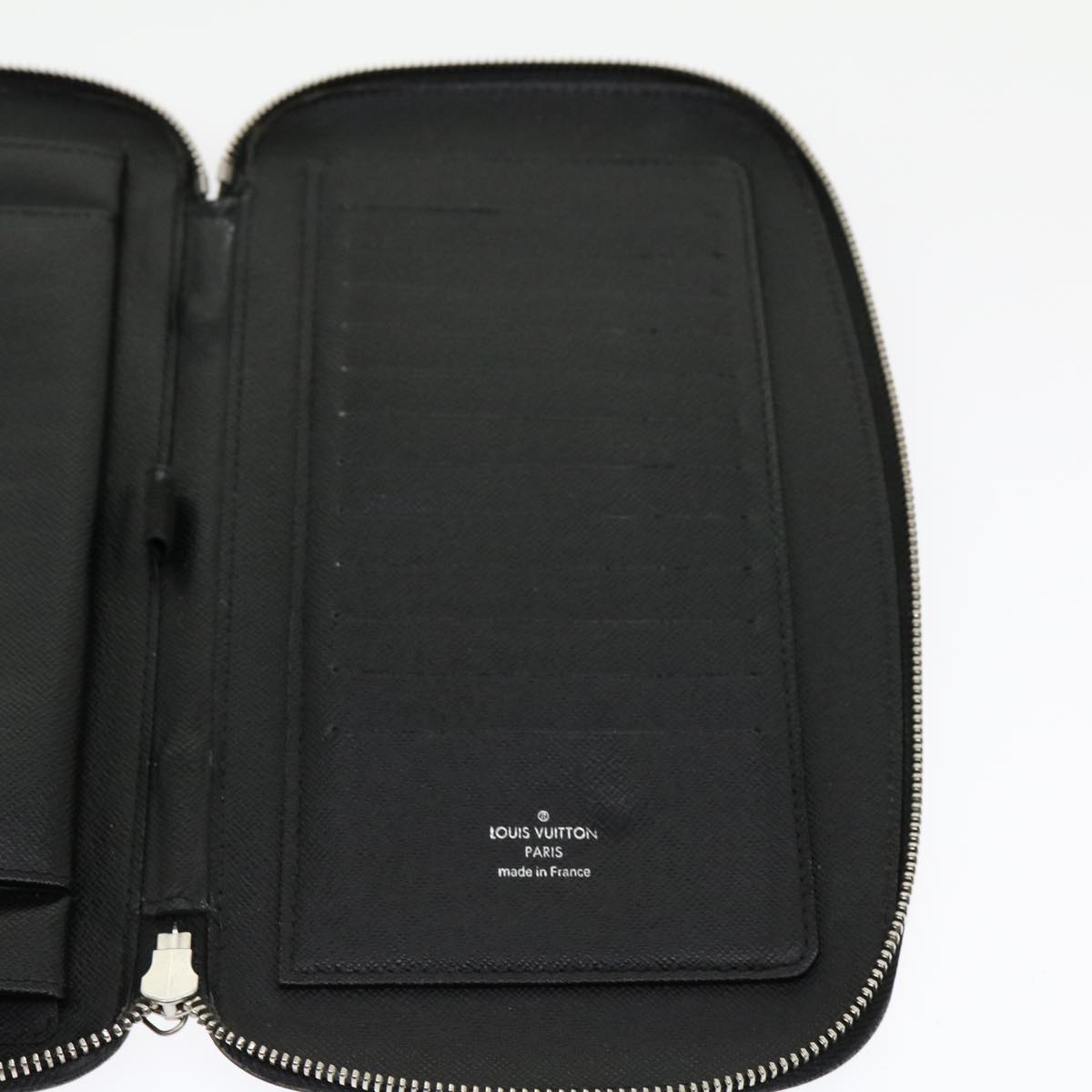 Louis Vuitton Black Leather Organizer wallet accessories