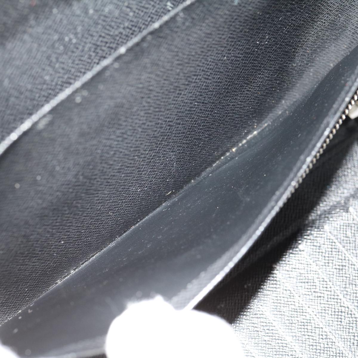 Louis Vuitton Black Leather Organizer wallet accessories