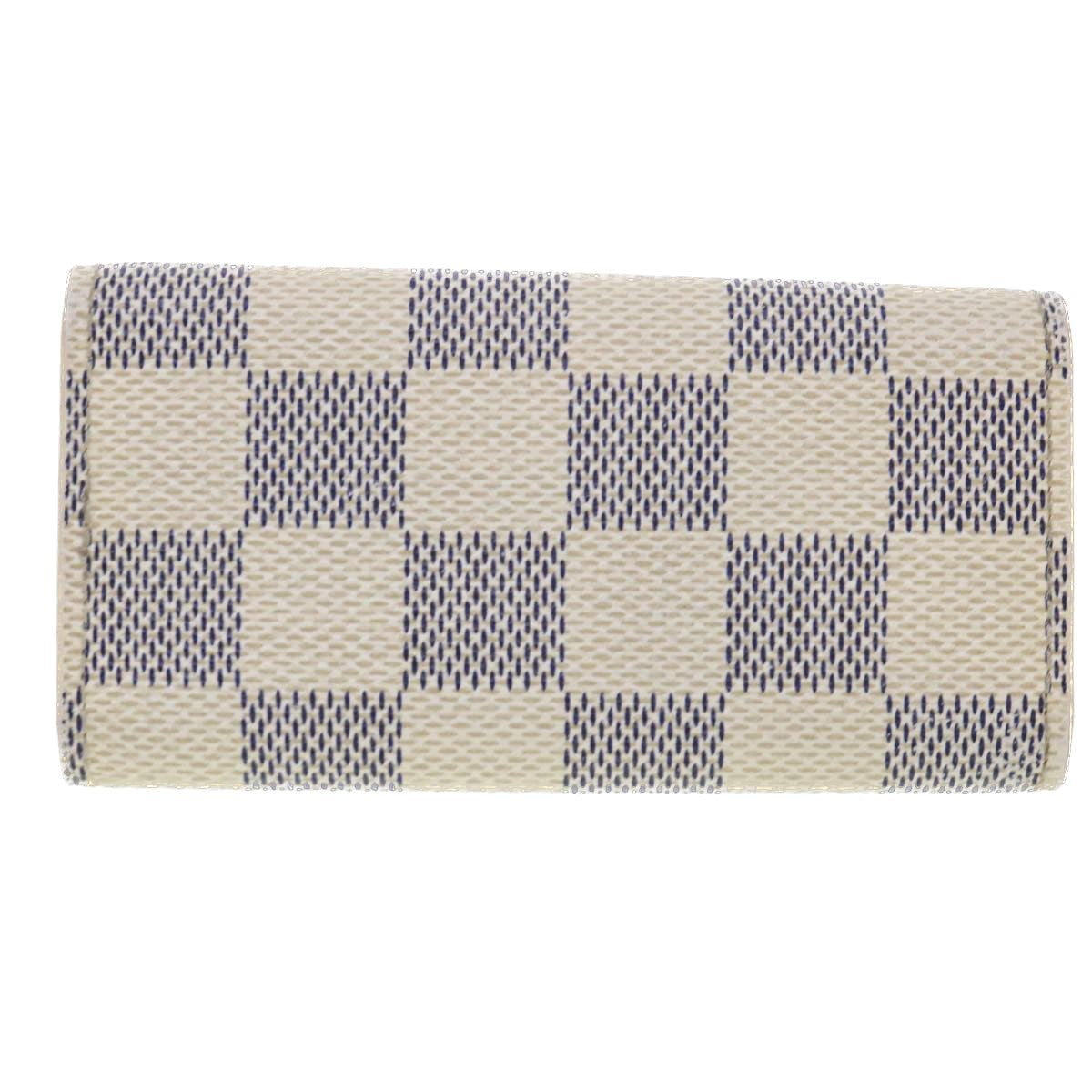 LOUIS VUITTON Damier Azur Multi Cles 4 Key Case N60020 LV Auth 39675
