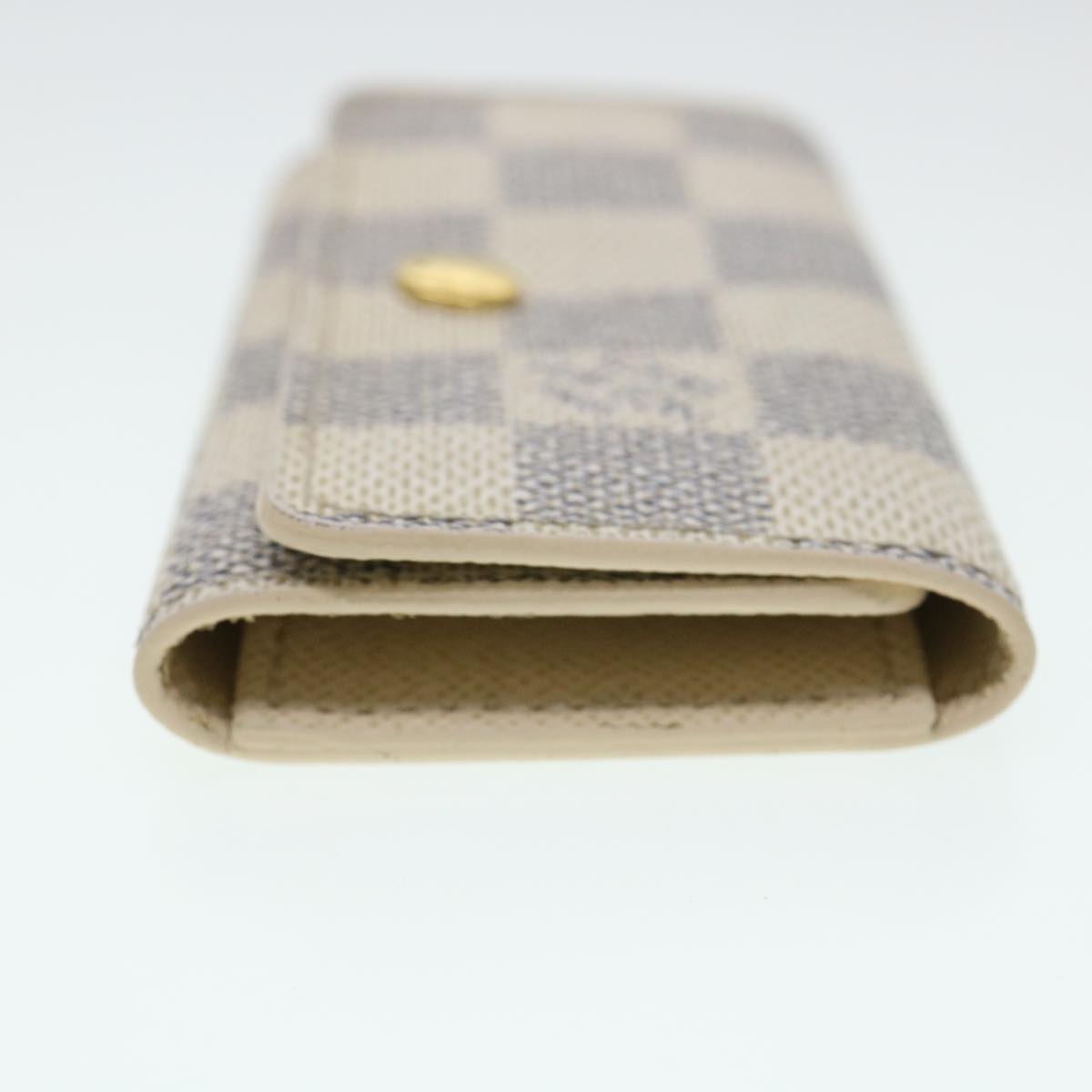 LOUIS VUITTON Damier Azur Multi Cles 4 Key Case N60020 LV Auth 39675