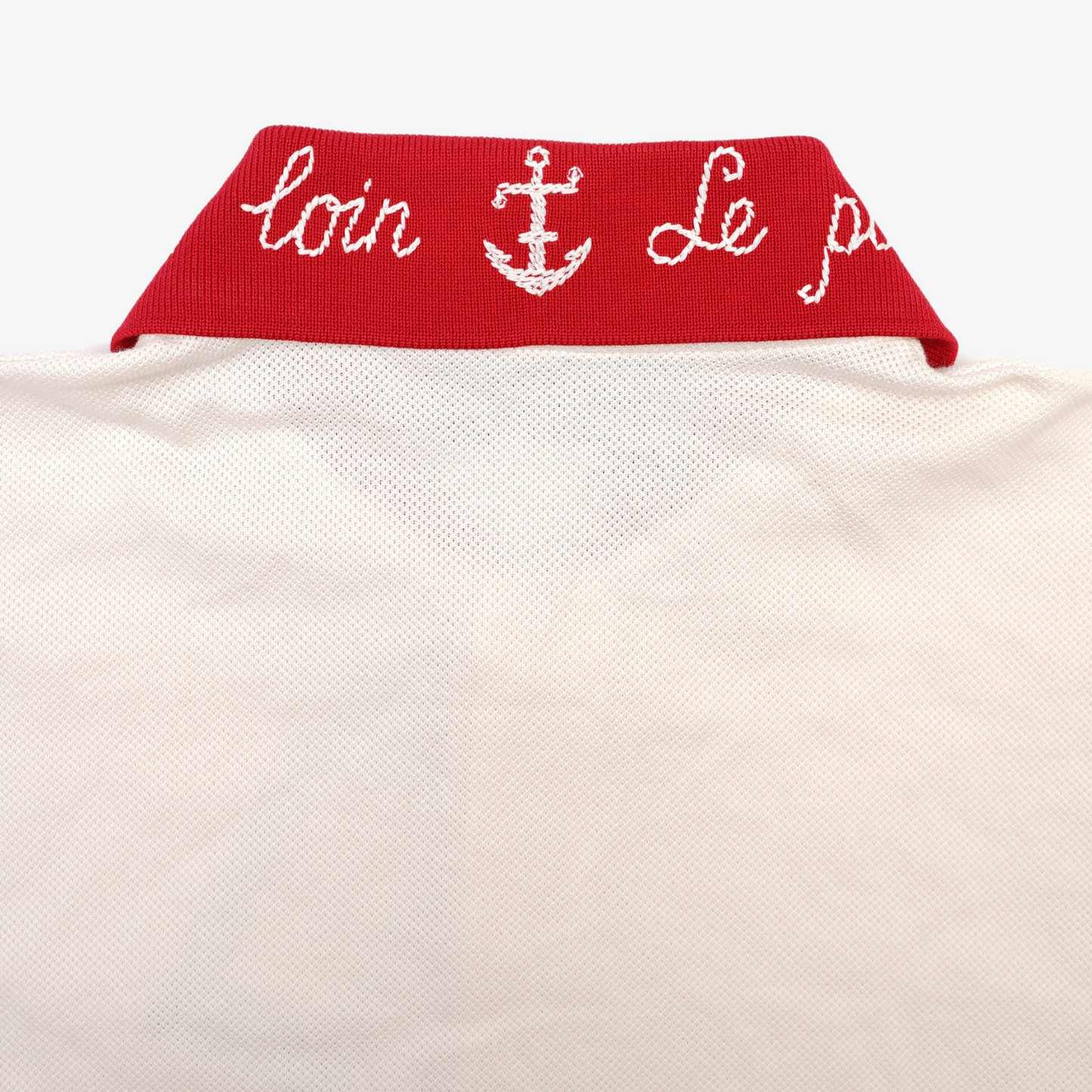 Gucci Mens Le Plus Polo Ivory Red Small