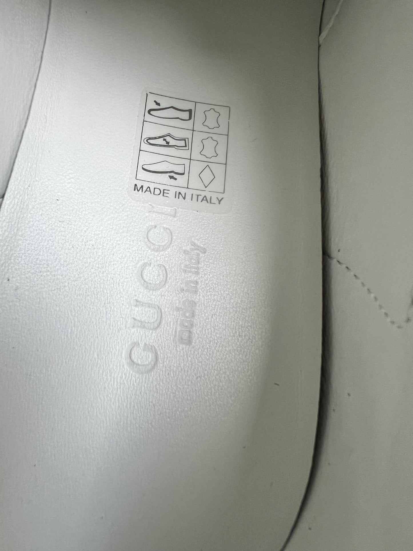 Gucci Ace Leather Sneakers size 4 36.5 (RRP £570)