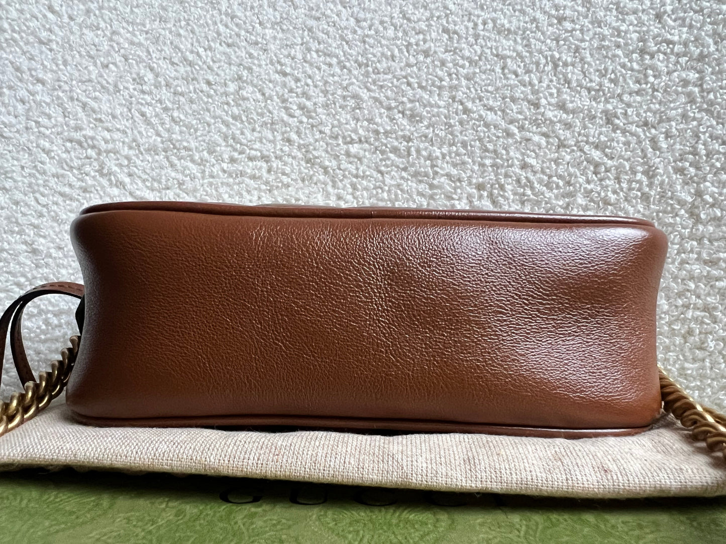 Gucci GG Brown Marmont Mini Shoulder Bag (RRP £1,360)