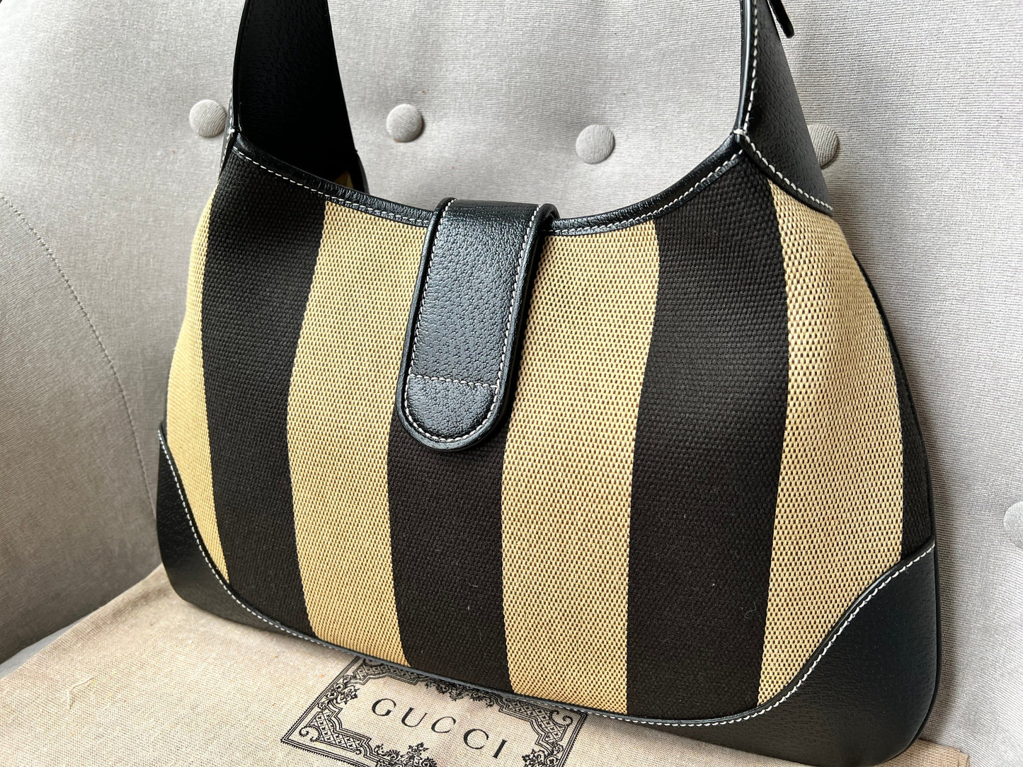 Gucci Stripe Medium Aphrodite Shoulder Bag (RRP £1400)