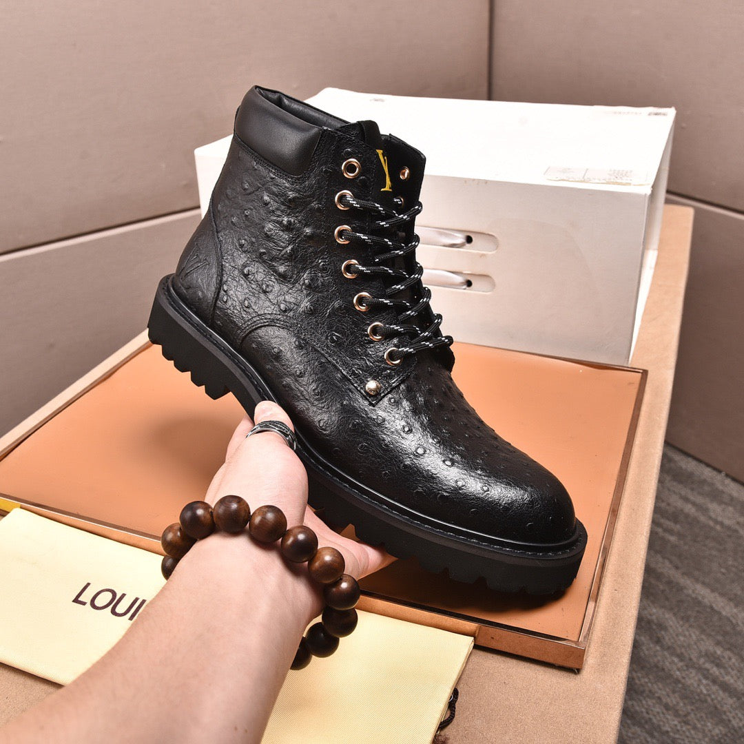 Louis Vuitton ankle shoes boots