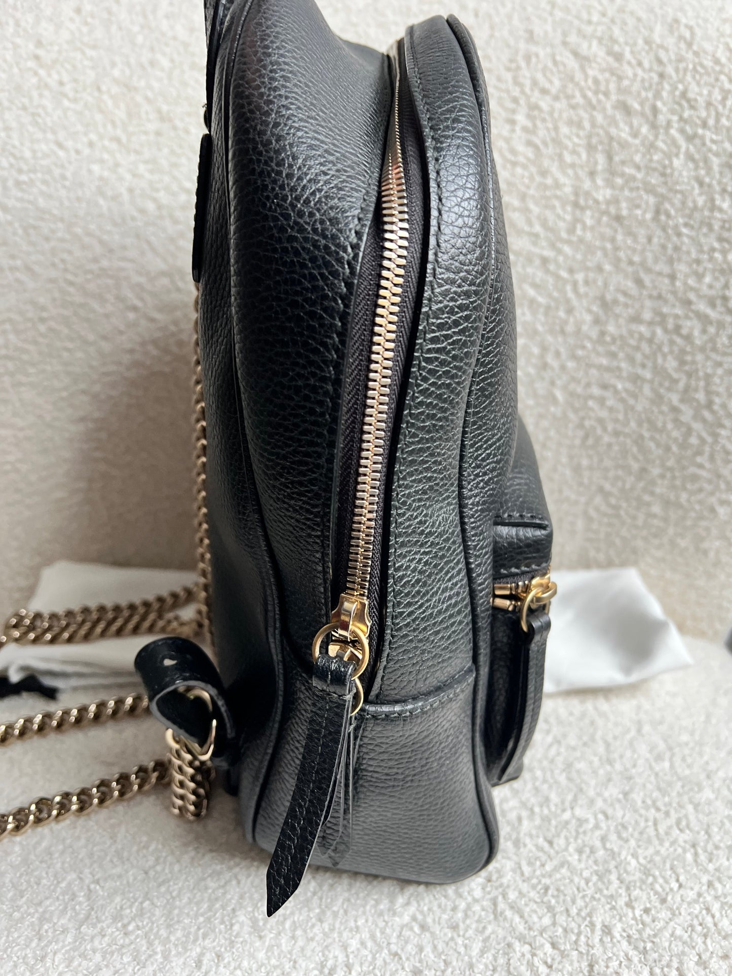 Gucci GG Black Soho Backpack