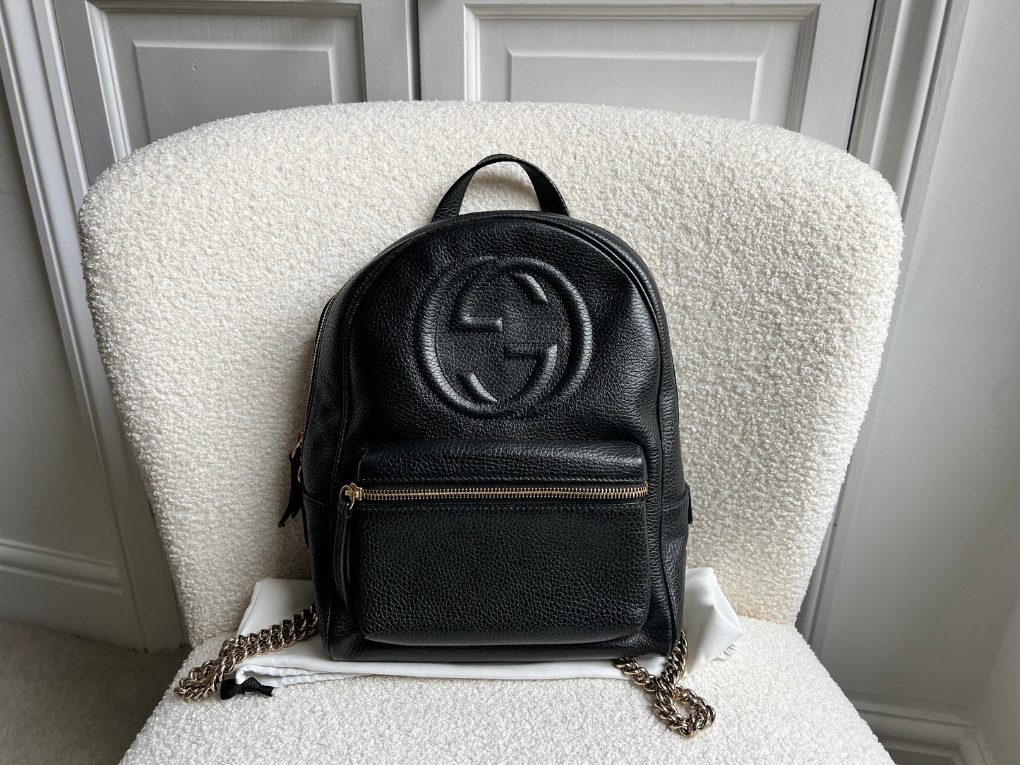 Gucci GG Black Soho Backpack