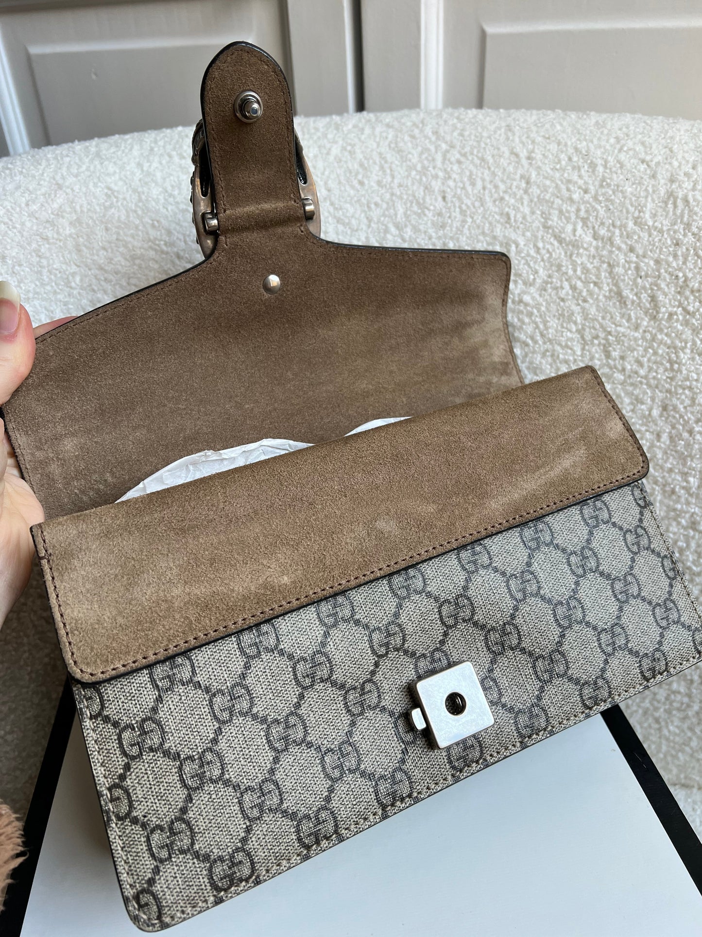 Gucci Dionysus GG Supreme Small Shoulder Bag (RRP £2,280)