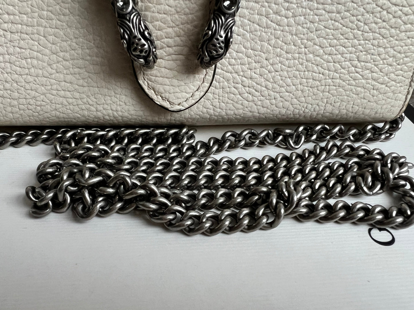 Gucci Dionysus White Mini Chain Bag (RRP £1340)