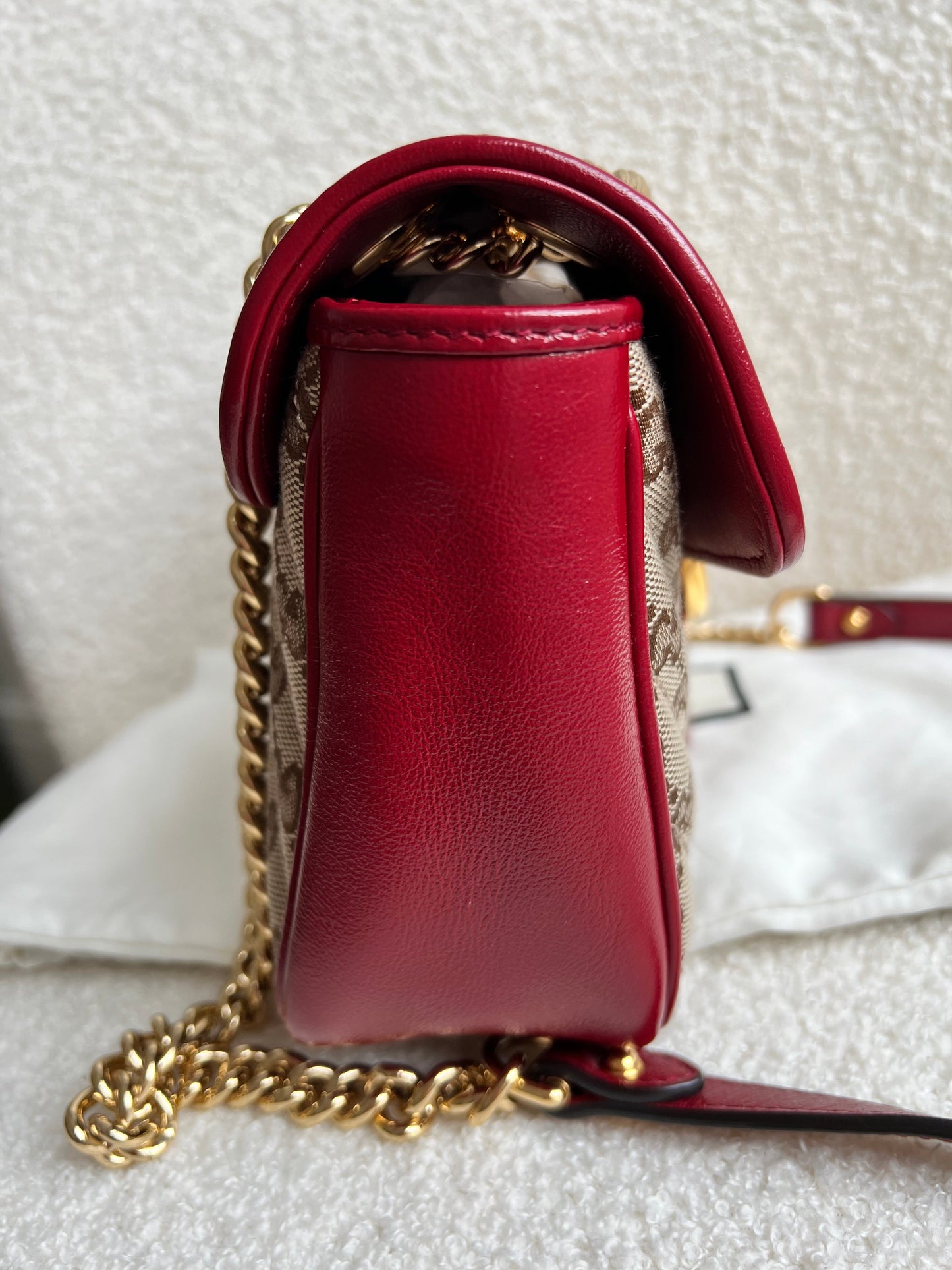 Gucci GG Beige Marmont Small Shoulder Bag (RRP £1,570)