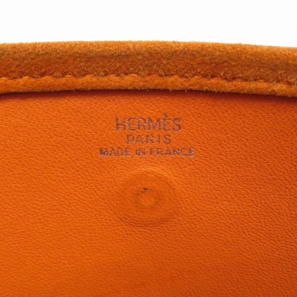 HERMES Shoulder Bag Doblis Orange Evelyn TPM Women Used