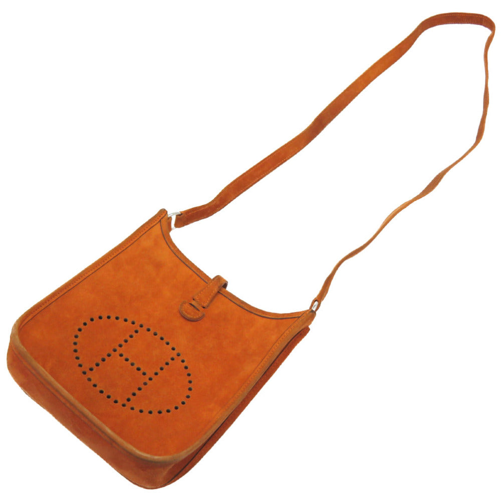 HERMES Shoulder Bag Doblis Orange Evelyn TPM Women Used