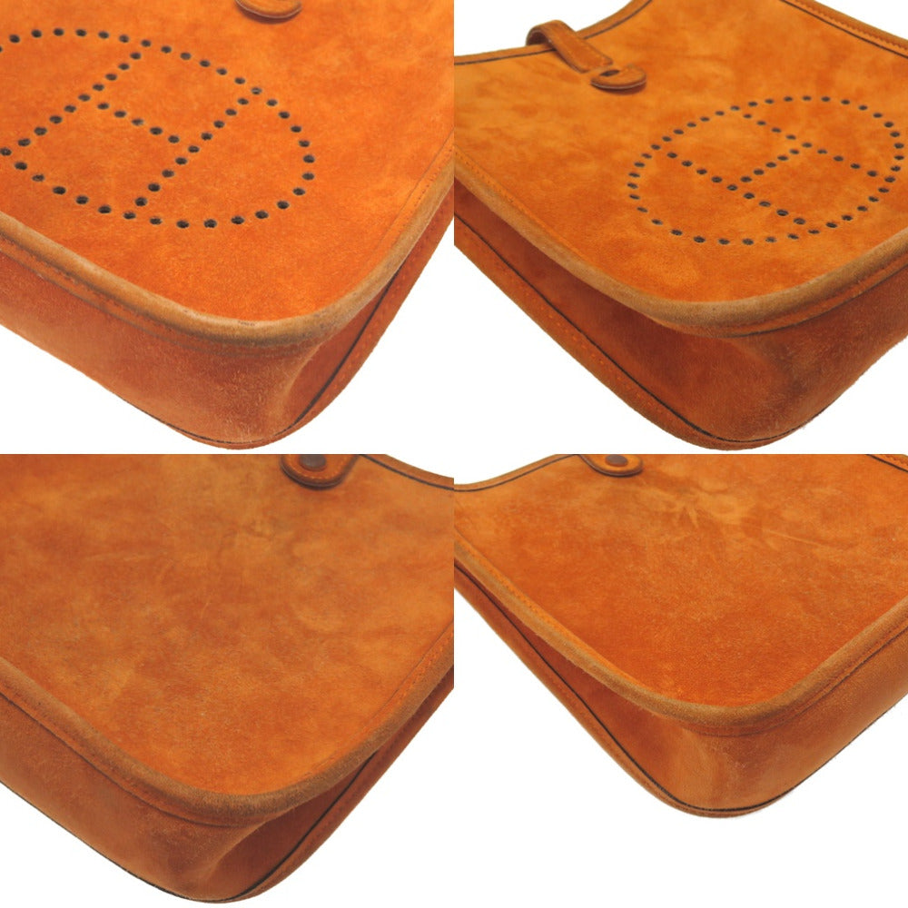 HERMES Shoulder Bag Doblis Orange Evelyn TPM Women Used