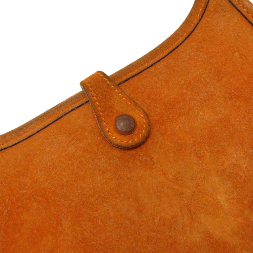 HERMES Shoulder Bag Doblis Orange Evelyn TPM Women Used