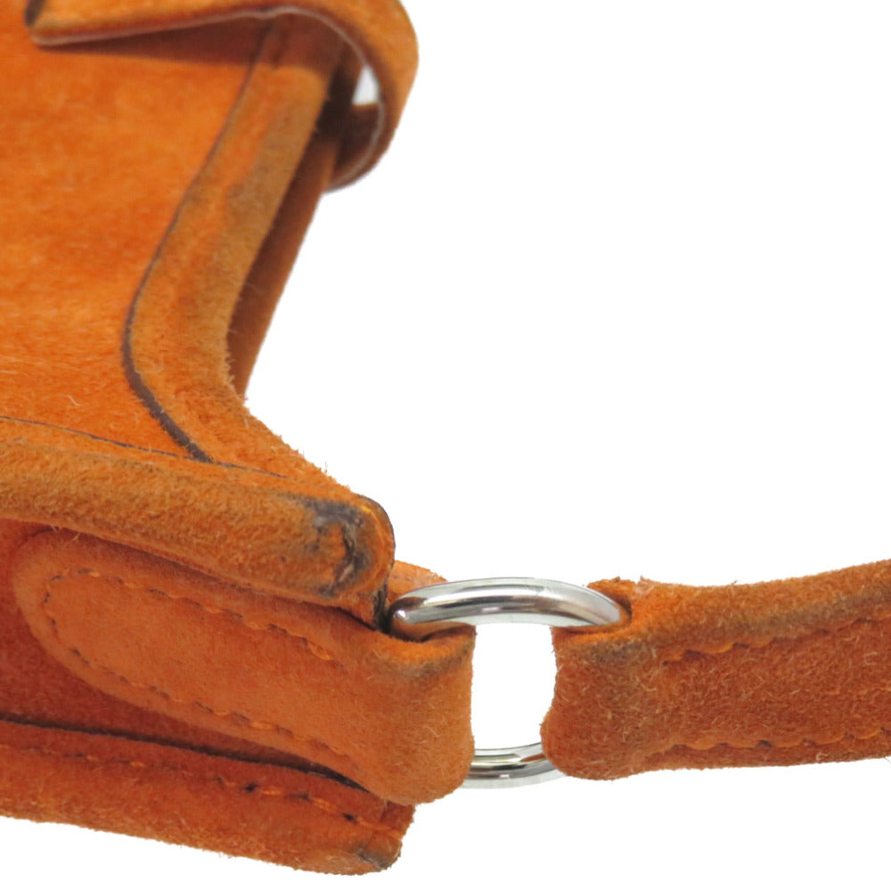 HERMES Shoulder Bag Doblis Orange Evelyn TPM Women Used