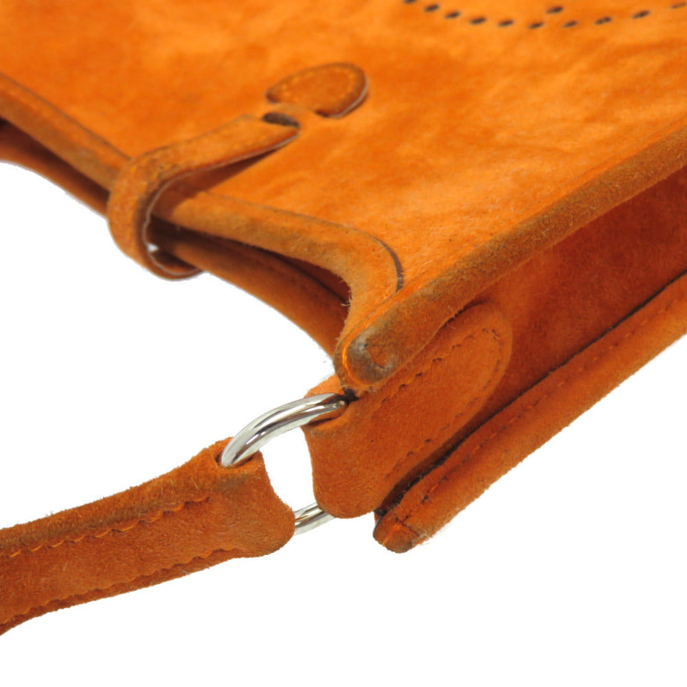 HERMES Shoulder Bag Doblis Orange Evelyn TPM Women Used