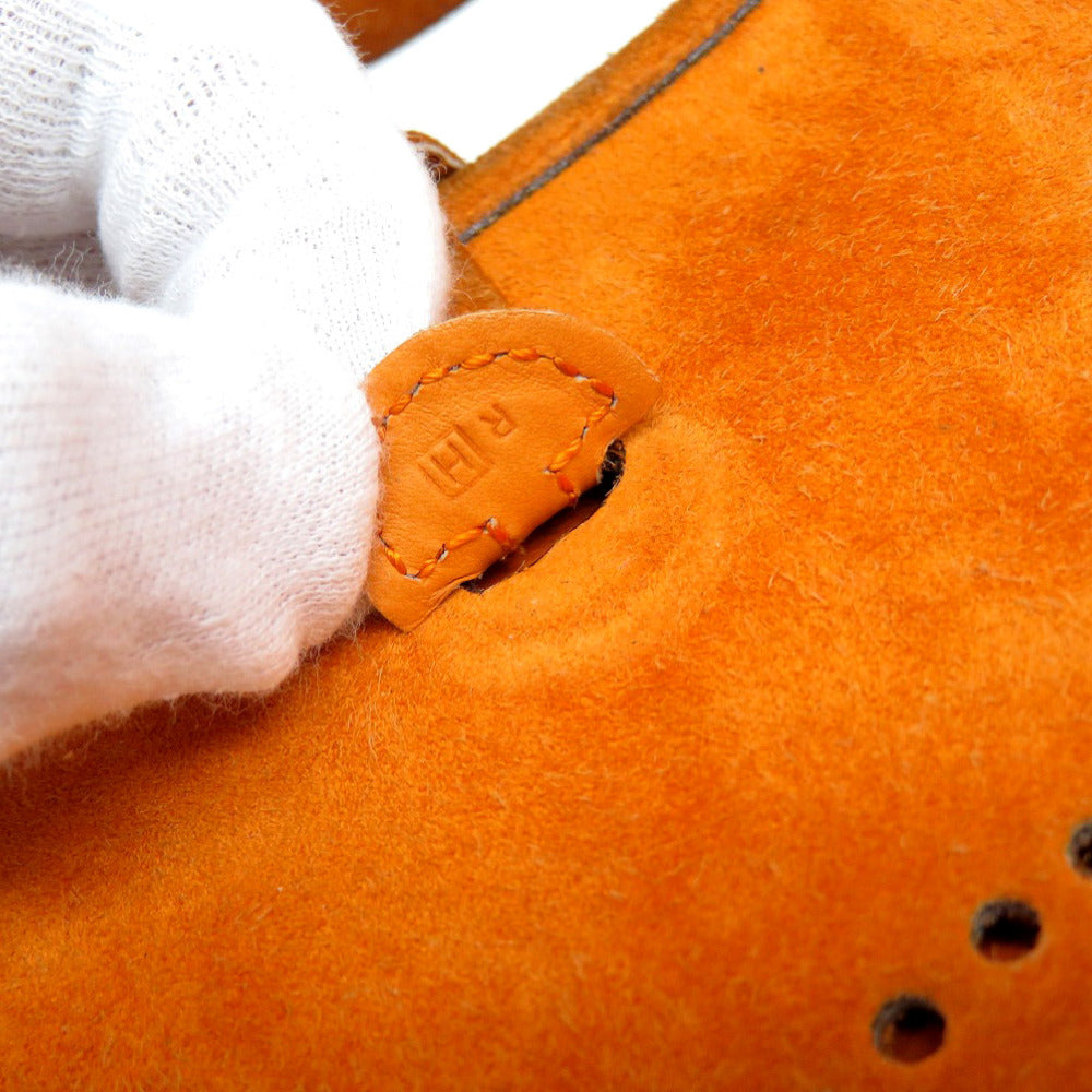 HERMES Shoulder Bag Doblis Orange Evelyn TPM Women Used
