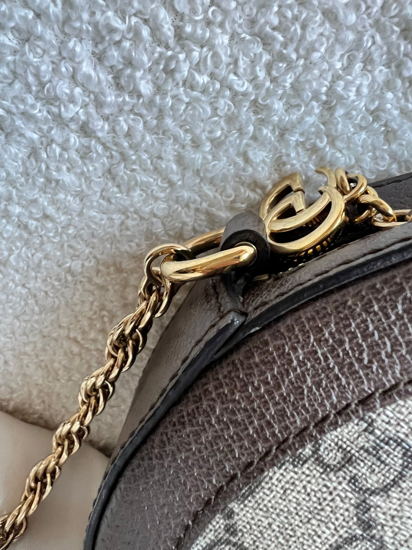 Gucci GG Ophidia Mini GG Round Shoulder Bag (RRP £1,270)