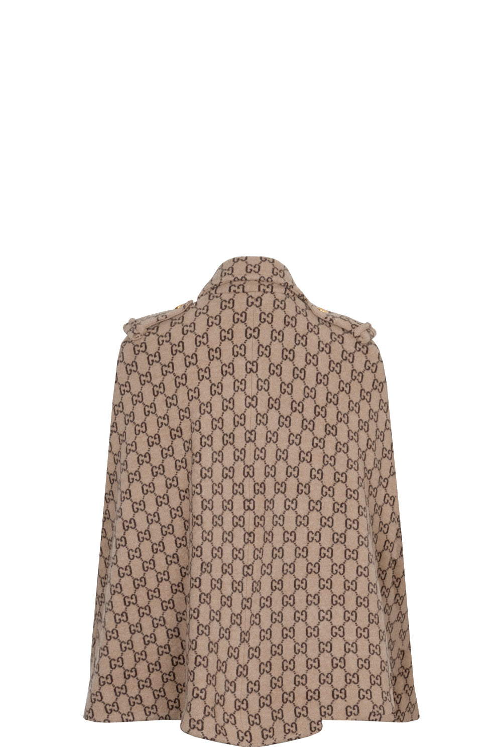 GUCCI GG Supreme Cape Wool Beige